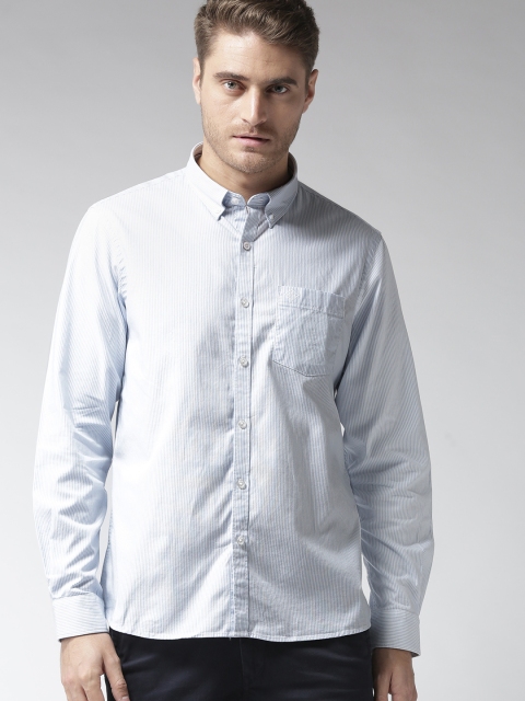 

Arrow Sport Men Blue & White Slim Fit Striped Casual Shirt