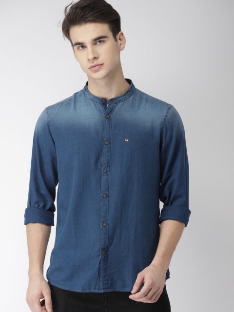 

Arrow Sport Men Blue Slim Fit Faded Casual Shirt