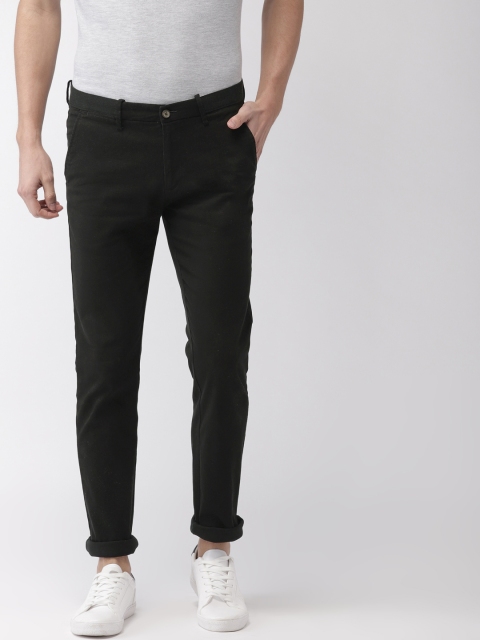 

Arrow Sport Men Black Slim Fit Solid Trousers