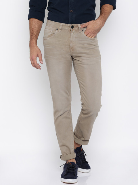 

Ed Hardy Light Brown Slim Fit Trousers