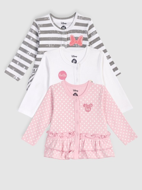 

YK Girls Pack of 3 Tops, Pink