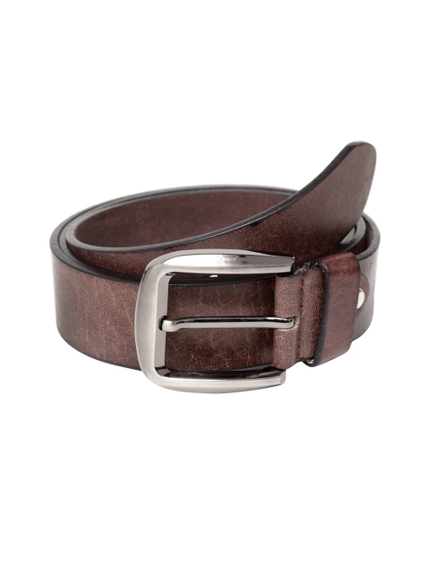 

Teakwood Leathers Men Brown Solid Belt