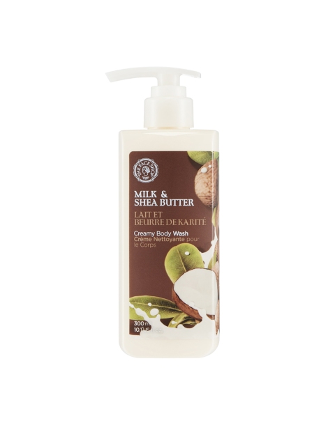 

The Face Shop Milk & Shea Butter Creamy Body Wash 300 ml, White