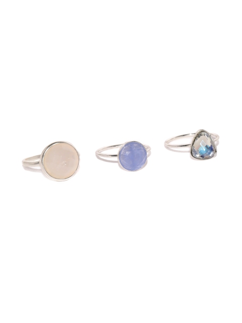 

Accessorize Set of 3 Silver-Toned Finger Ring