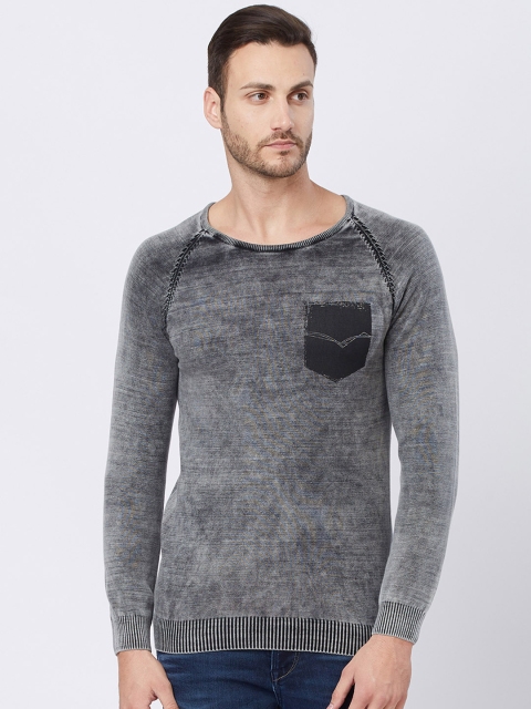 

Killer Men Grey Solid Pullover