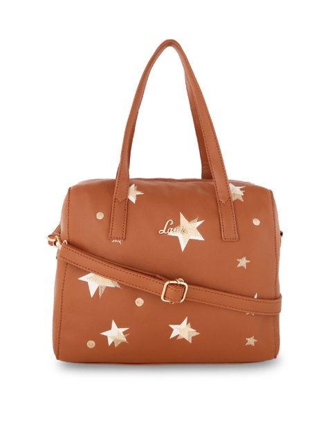 

Lavie Tan Brown Embroidered Shoulder Bag