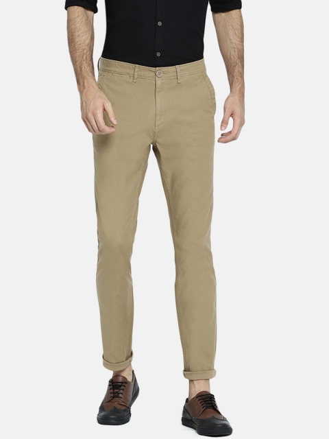 

Breakbounce Men Brown Slim Fit Solid Chinos
