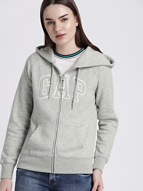 

GAP Women's Grey Pull-On Logo Sweatshirt