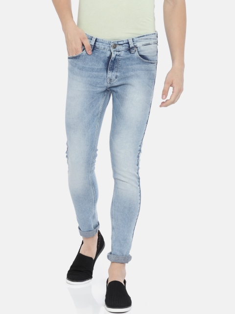 

SPYKAR Men Blue Super Skinny Fit Low-Rise Clean Look Stretchable Jeans