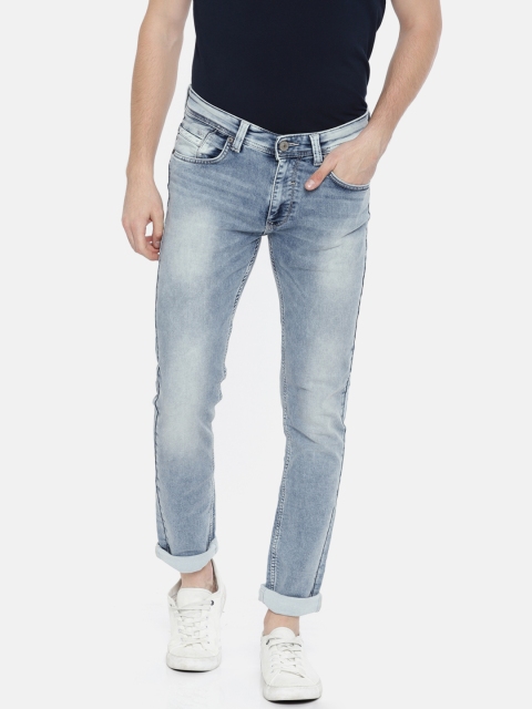 

SPYKAR Men Blue Rovers Slim Fit Low-Rise Clean Look Stretchable Jeans