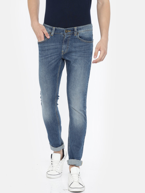 

SPYKAR Men Blue Skinny Fit Low-Rise Jeans