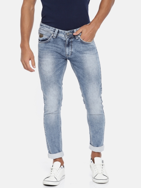 

SPYKAR Men Blue Super Skinny Fit Low-Rise Clean Look Jeans