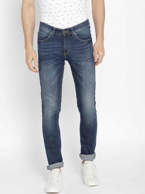 

SPYKAR Men Blue Slim Fit Low-Rise Clean Look Stretchable Jeans