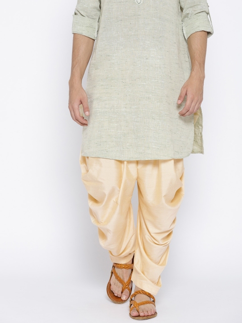 

Chitwan Mohan Cream-Coloured Solid Salwar