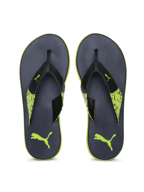 

Puma Unisex Navy Blue Winglet II DP Printed Thong Flip-Flops