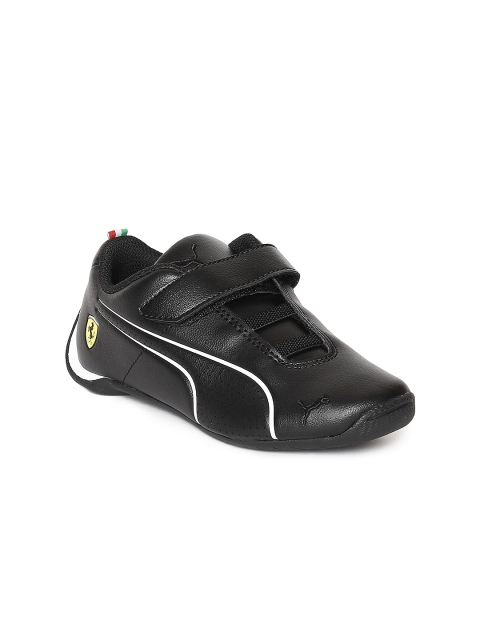 

PUMA Motorsport Unisex Black Solid SF Future Cat Ultra V PS Leather Sneakers