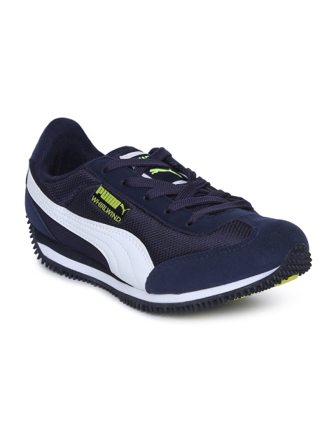 

Puma Unisex Navy BlueWhirlwind Mesh JR IDP Sneakers, Navy blue