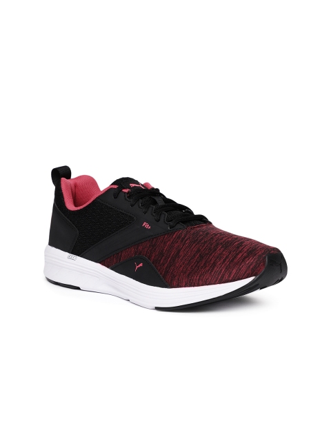 

Puma Women Pink & Black NRGY Comet Running Shoes