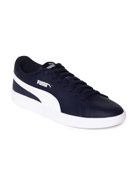 

Puma Unisex Navy Blue Smash v2 L Casual Sneakers