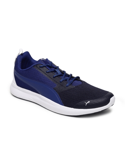 

Puma Men Navy Blue Breakout IDP Sneakers