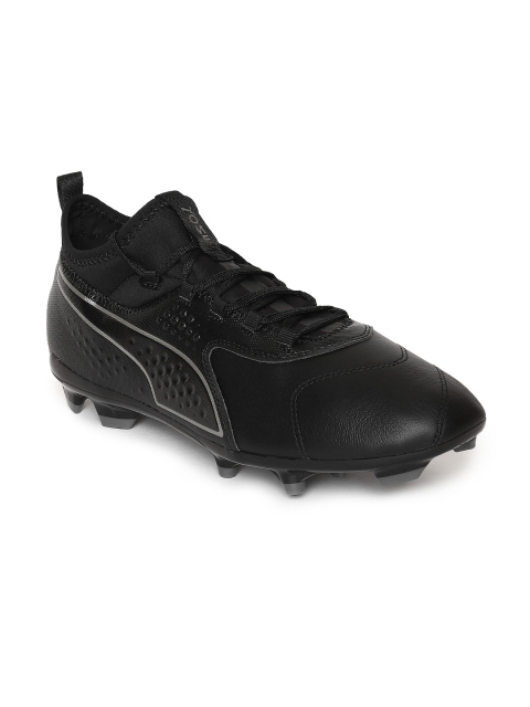 

Puma Men Black ONE 3 Lth FG Football Shoes