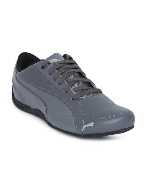 

Puma Unisex Grey Drift Cat 5 Carbon Sneakers