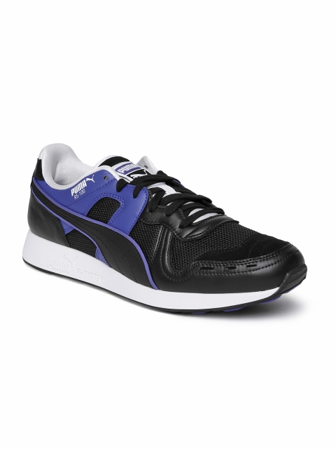 

Puma Men Black & Purple RS-100 808 Sneakers