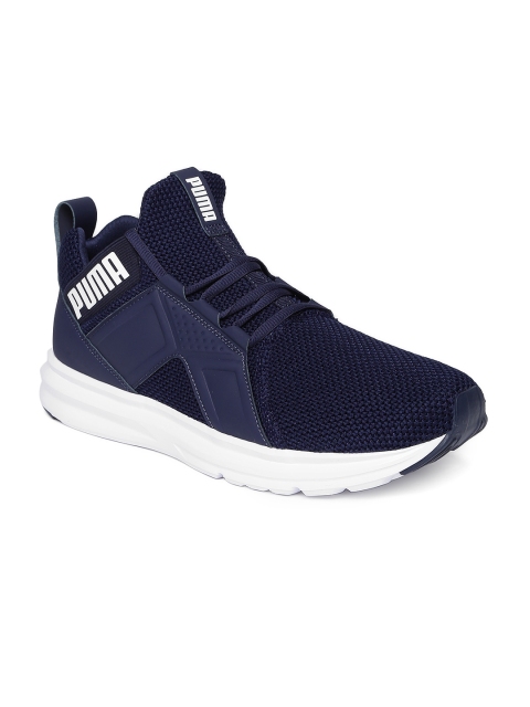 

Puma Men Navy Blue Enzo Weave Running Shoes