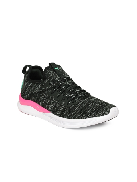 

Puma Women Black IGNITE Flash evoKNIT Running Shoes