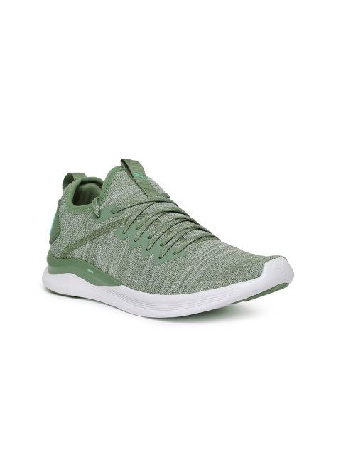 

Puma Women Green IGNITE Flash evoKNIT Running Shoes