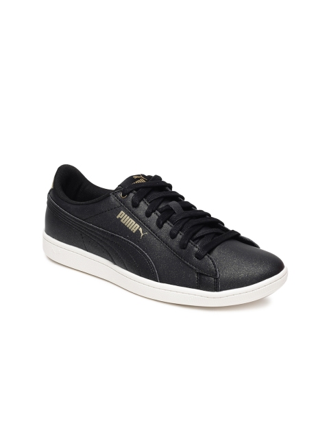 

Puma Women Black Vikky LX Sneakers