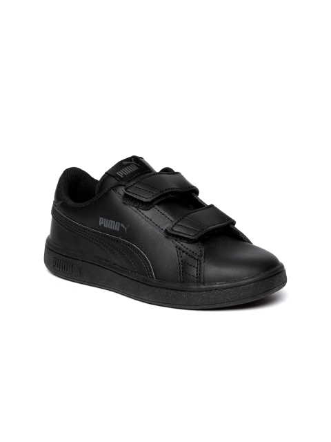 

Puma Unisex Black Smash v2 L V PS Sneakers