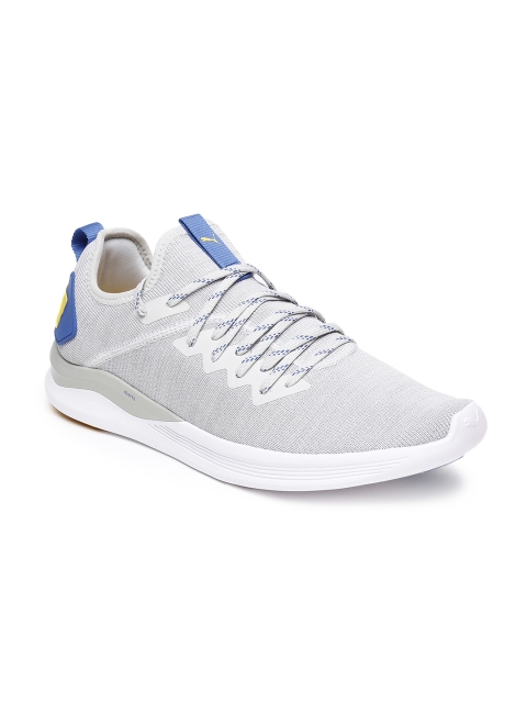 

Puma Men Grey Ignite Flash Running Shoes