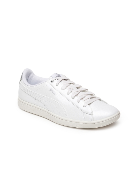 

Puma Women White Vikky LX Sneakers