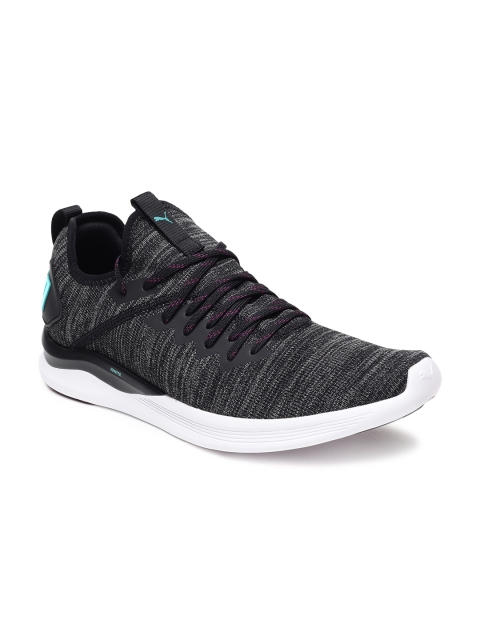 

Puma Men Black IGNITE Flash evoKNIT Running Shoes