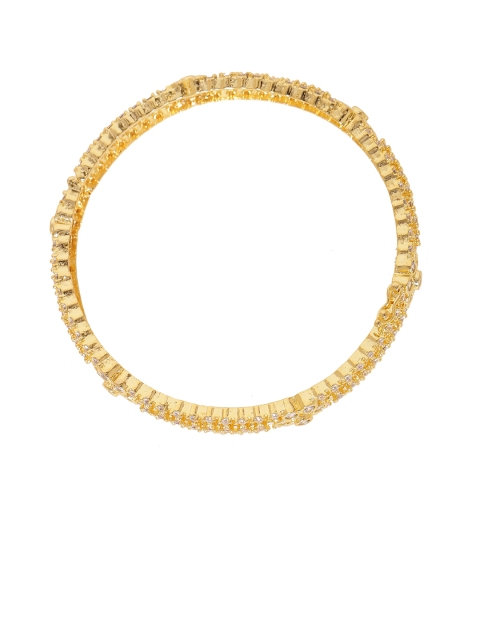 

Voylla Set Of 2 Gold-Plated Handcrafted Bangle-Style Bracelet