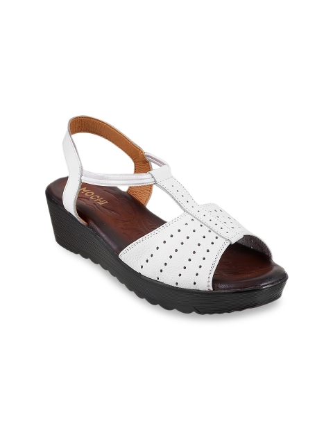 

Mochi Women White Solid Wedges