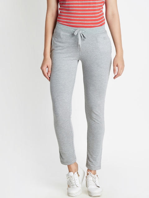 

Ajile by Pantaloons Women Grey Slim Fit Cropped Track Pants