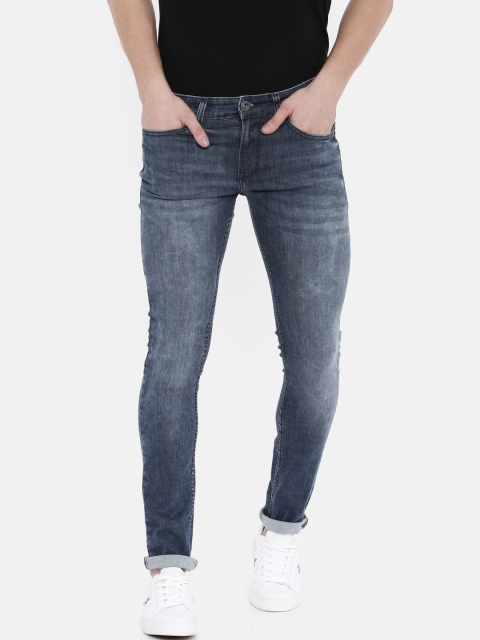 

Pepe Jeans Men Blue Slim Fit Low-Rise Clean Look Stretchable Jeans