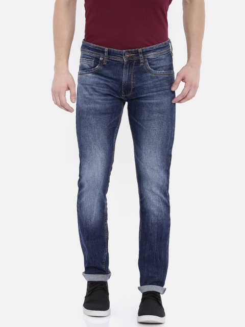 

Pepe Jeans Men Blue Slim Fit Low-Rise Clean Look Jeans