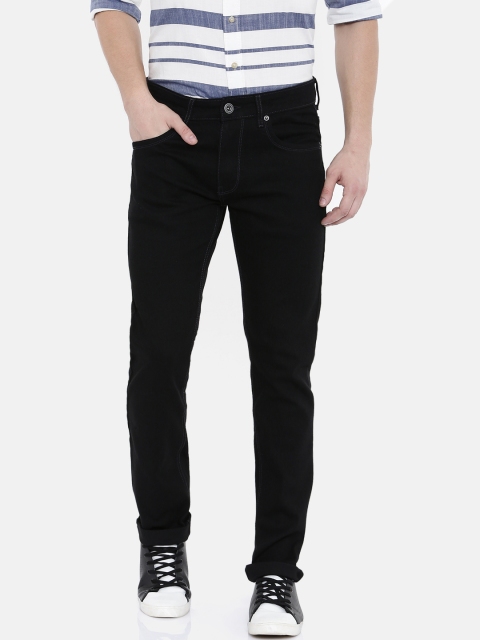 

Pepe Jeans Men Black Vapour Slim Fit Low-Rise Clean Look Stretchable Jeans