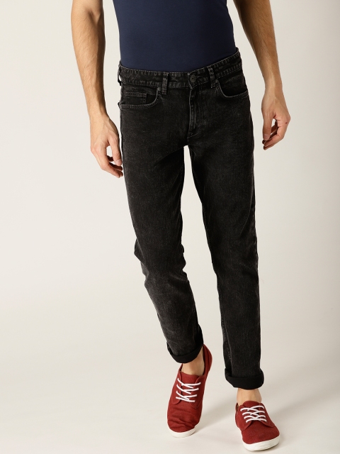 

United Colors of Benetton Men Black Skinny Fit Mid-Rise Clean Look Stretchable Jeans
