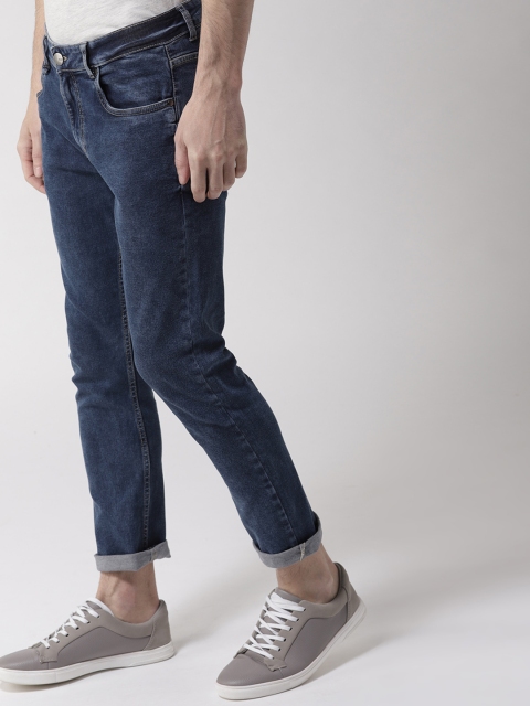 

Mast & Harbour Men Navy Blue Skinny Fit Mid-Rise Clean Look Stretchable Jeans