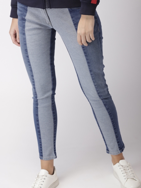 

Harvard Women Blue Skinny Fit Mid-Rise Clean Look Stretchable Jeans