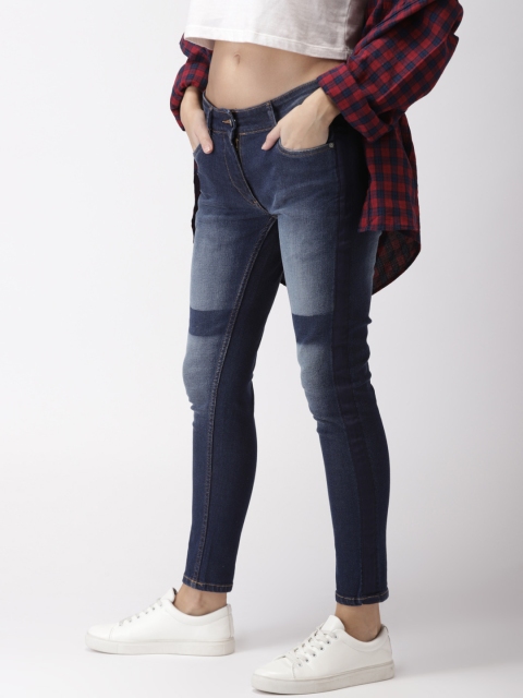 

Harvard Women Blue Skinny Fit Mid-Rise Clean Look Stretchable Jeans