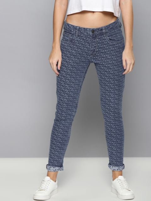 

Kook N Keech Women Blue Skinny Fit Mid-Rise Clean Look Stretchable Jeans