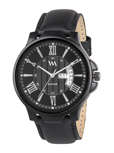 

WM Men Black Analogue Watch