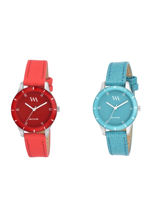 

WM Women Set of 2 Analogue Watches wmal-211-212aeonss, Red