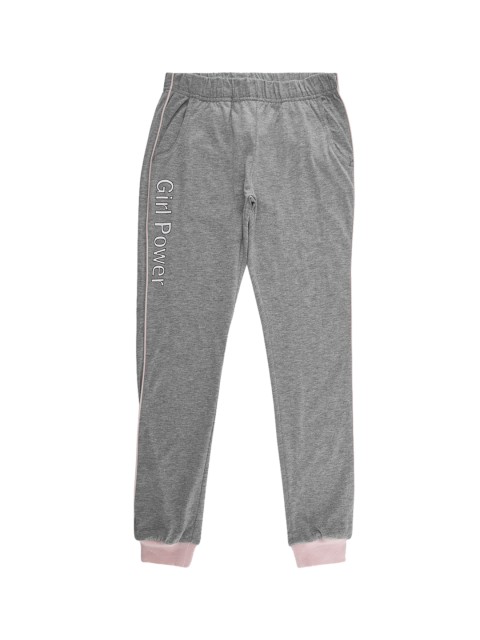 

Poppers by Pantaloons Girls Grey Printed Joggers