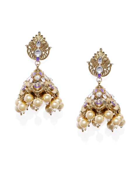 

Alamod Gold-Toned Classic Jhumkas